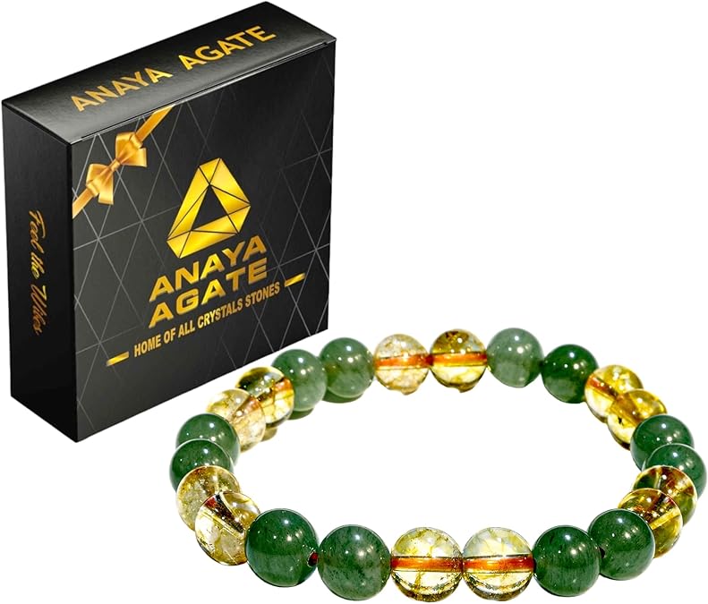 Citrine Green Aventurine Bracelet