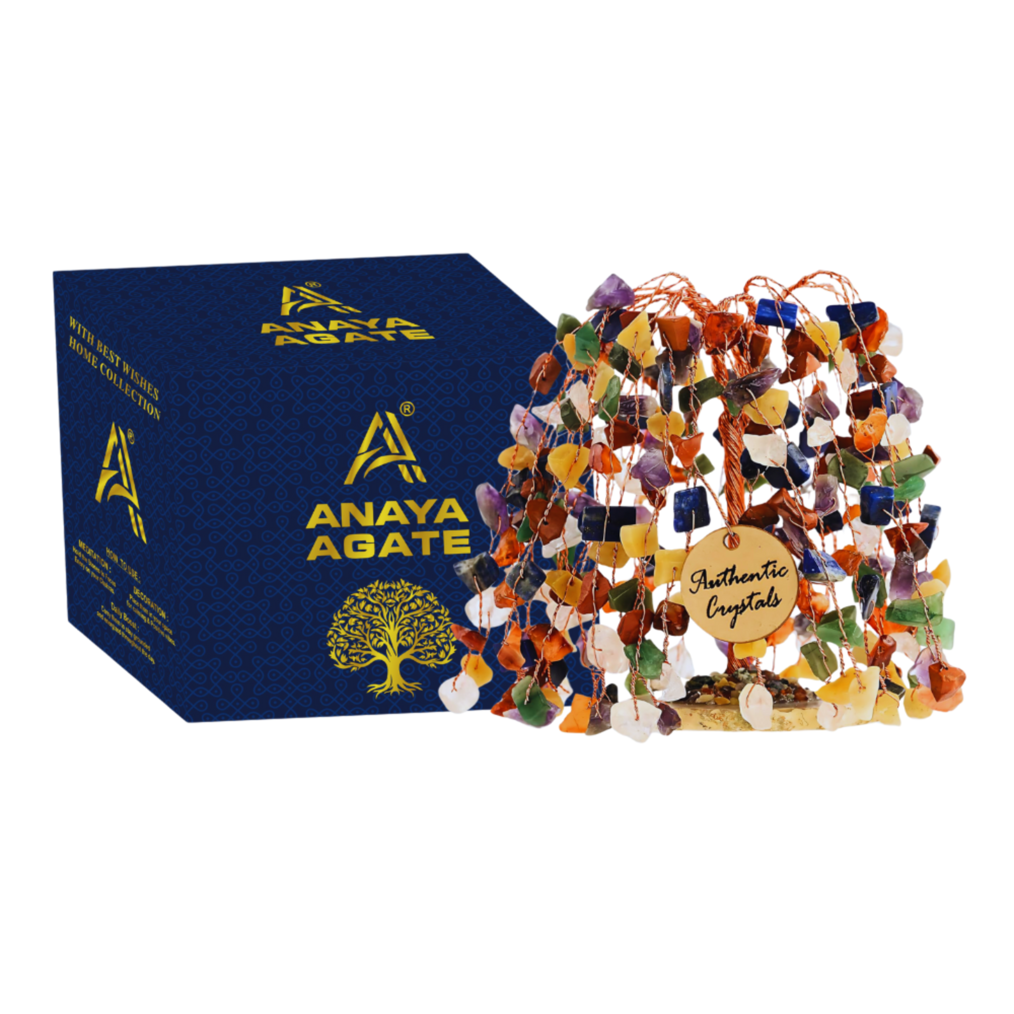 Seven Chakra Tree Khajure Copper Wire