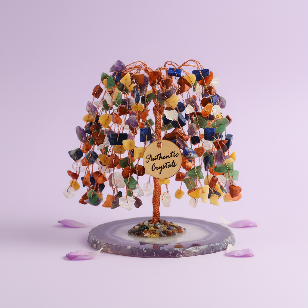 Seven Chakra Tree Khajure Copper Wire