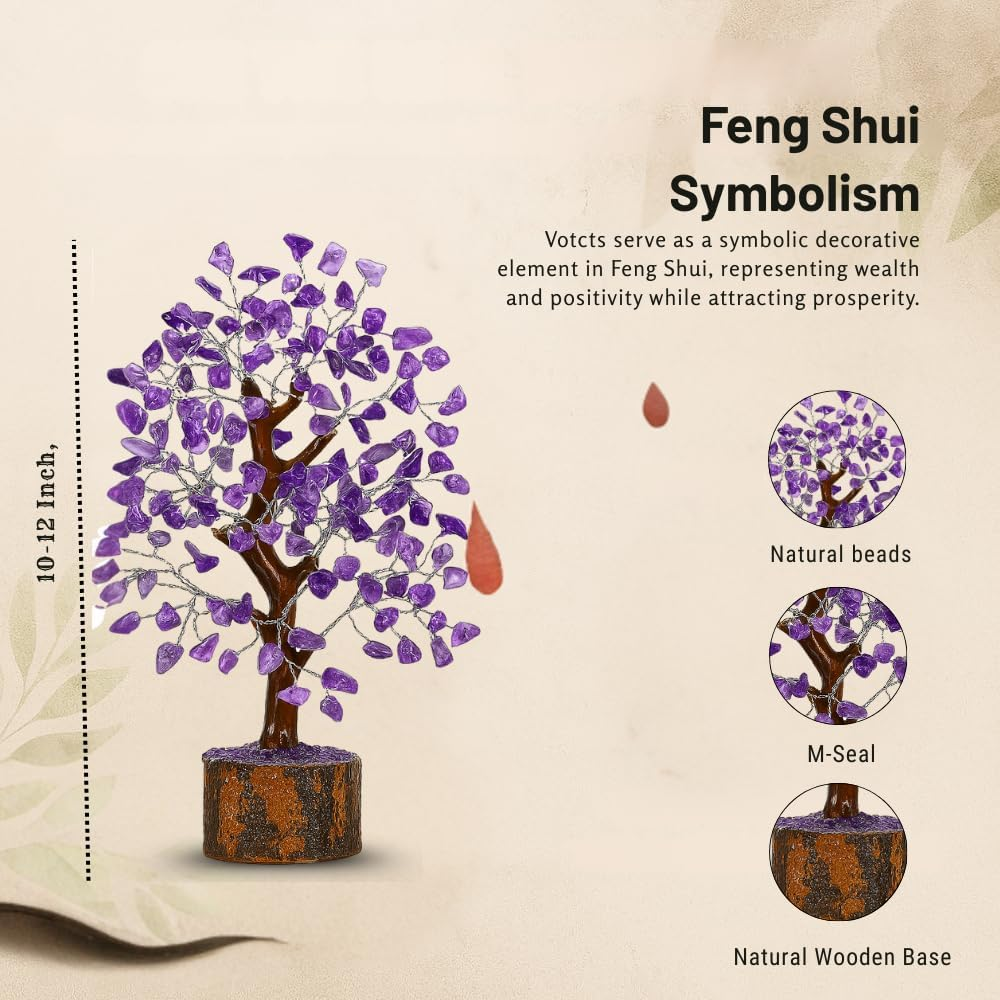 Amethyst  Tree Silver Wire