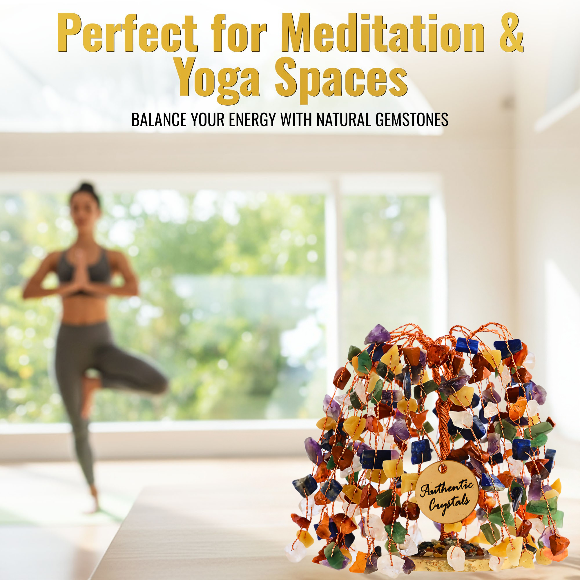 Seven Chakra Tree Khajure Copper Wire