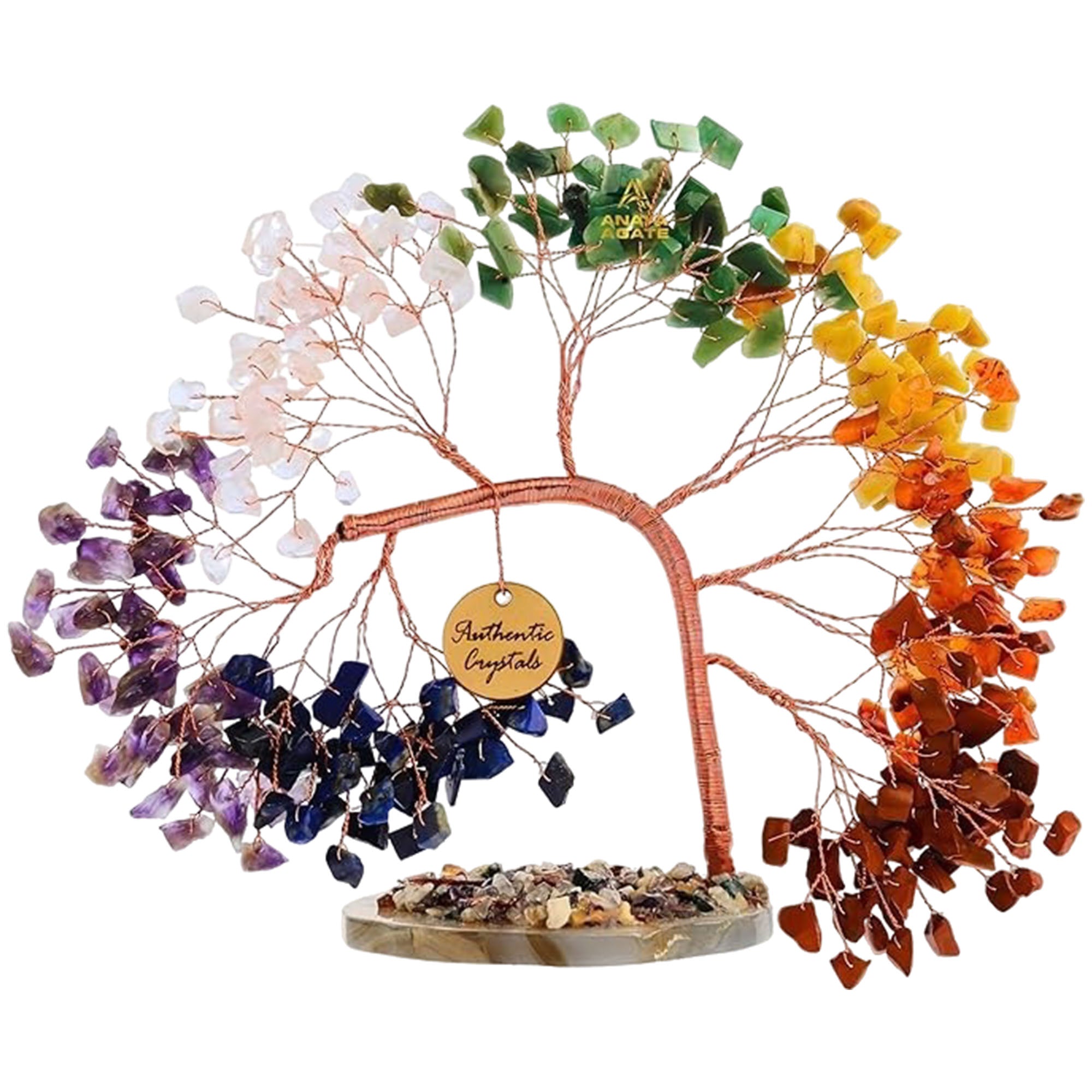 Seven Chakra Crystal Tree