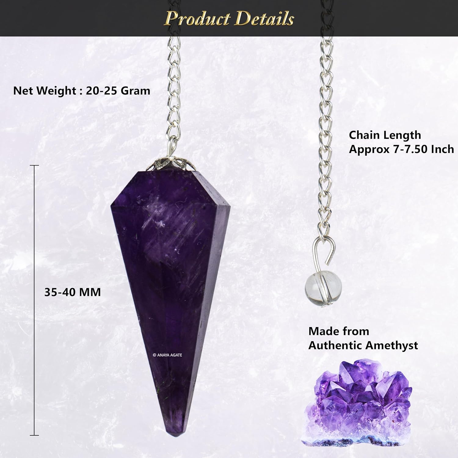 Pack of 11 Crystal Pendulums Bulk Set with Pendulum Board - Wholesale Bulk Crystals