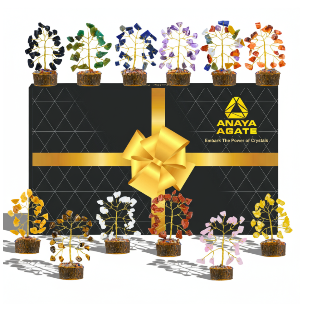 Mini Chakra Tree Set of 12
